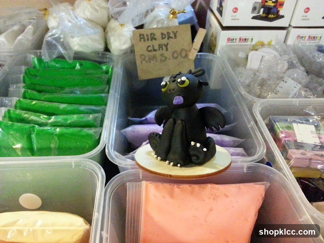 Air Dry Clay Display