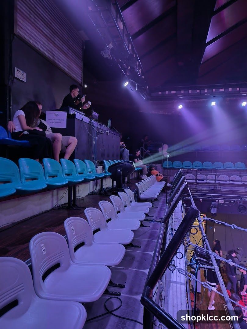 Venue Interior with Seating and Staff