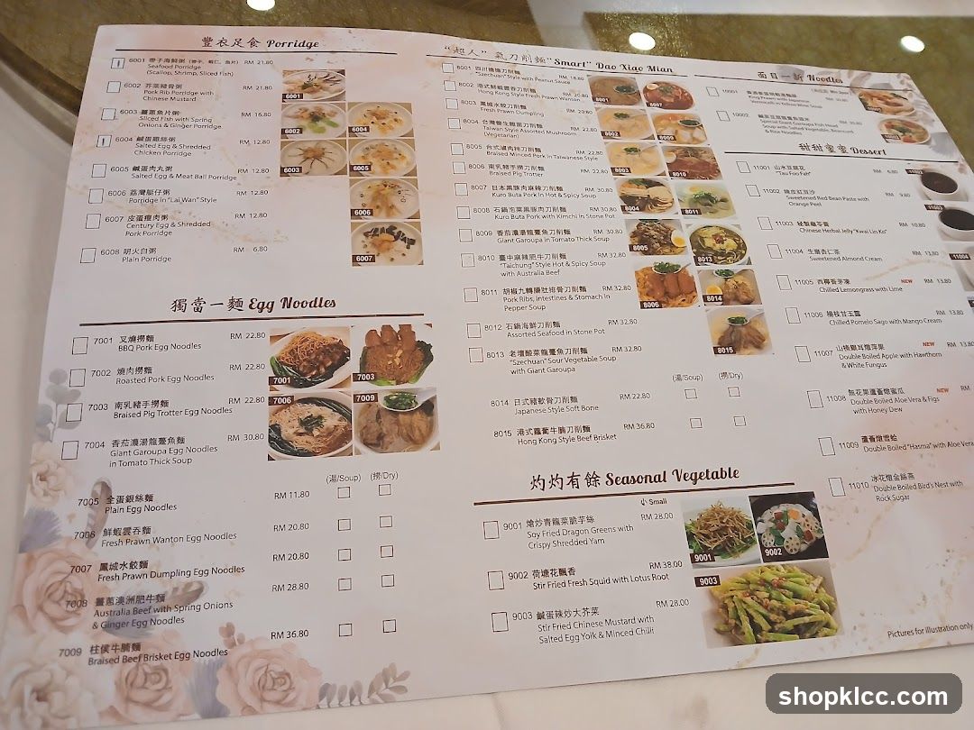 Perridge Menu Board