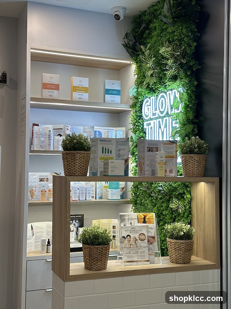 Glow Time Store Interior Display