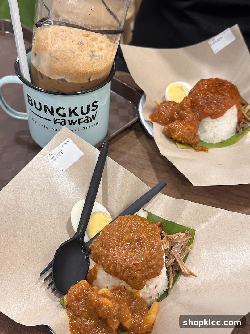 Burger Krewa Meal Spread
