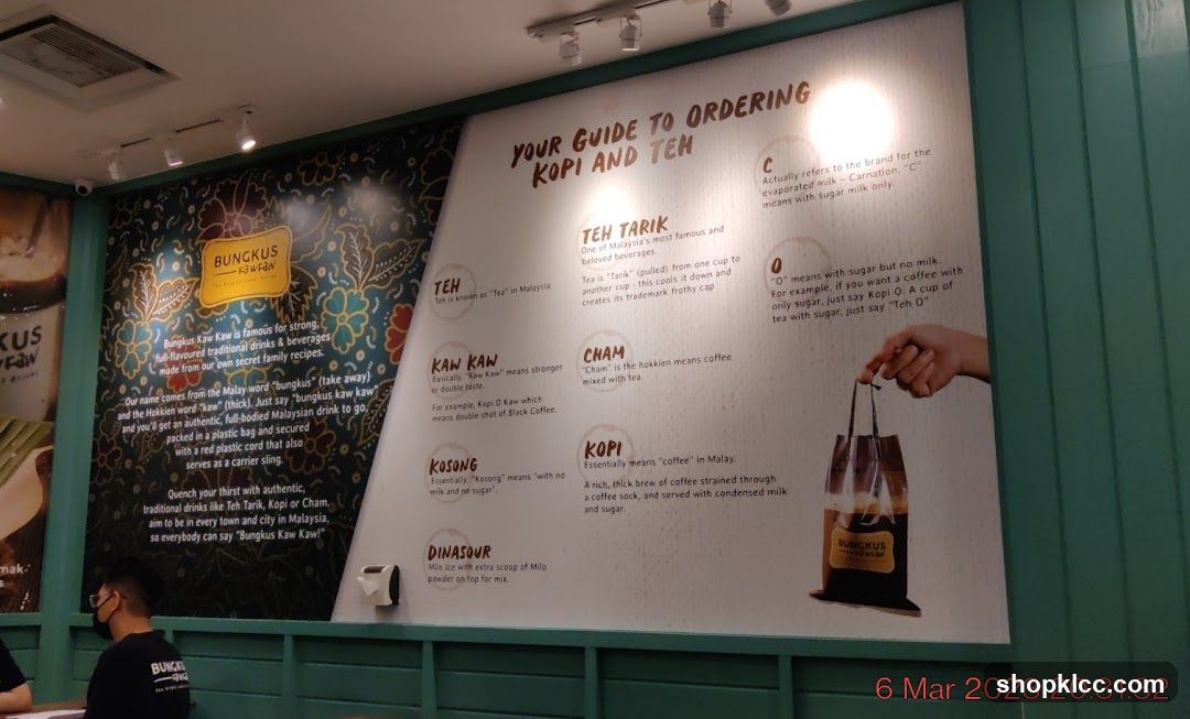 Bungkus Kopi Ten Guide Board