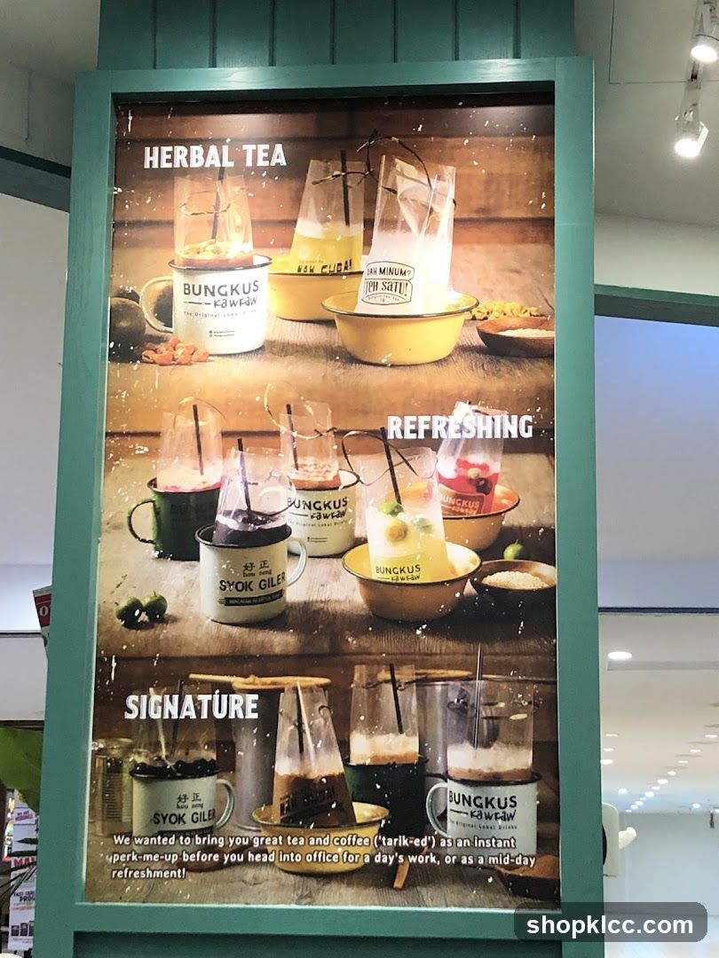 Bungkus Tea & Coffee Advertisement