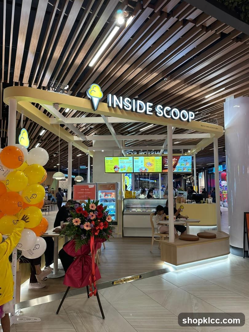 Inside Scoop Store Interior