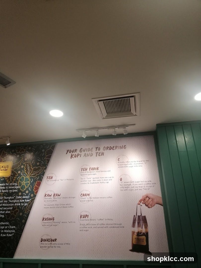 Kopi and Teh Ordering Guide