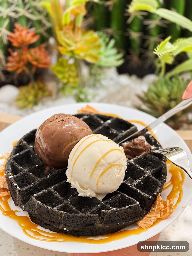 Waffle with Ice Cream