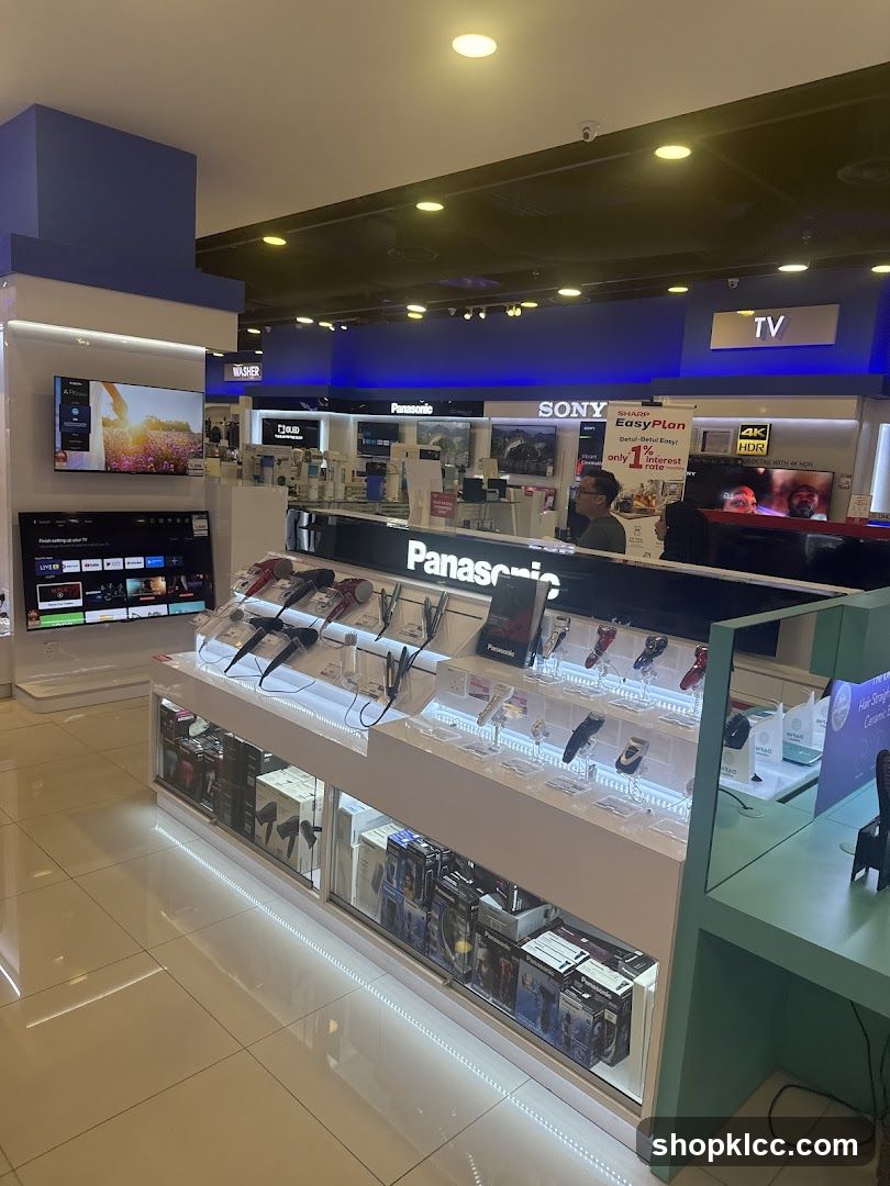Electronics Store Interior Display