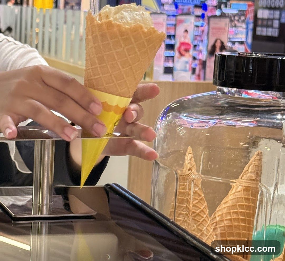 Ice Cream Cone in Store