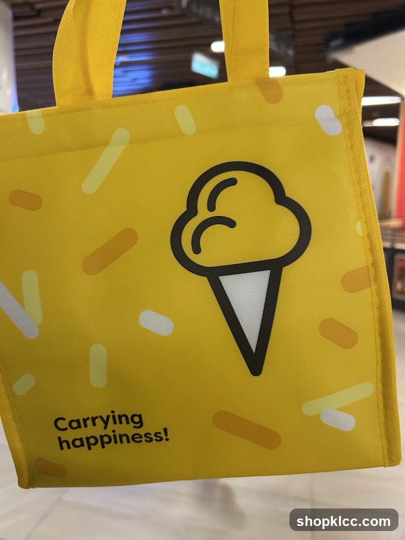 Yellow Ice Cream Tote Bag