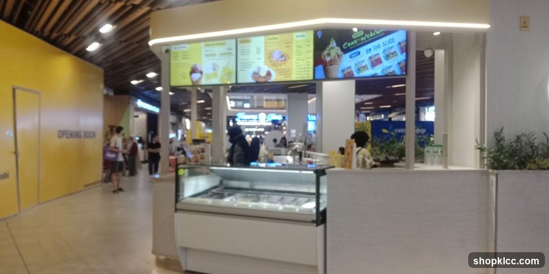 Ice Cream Shop Interior View