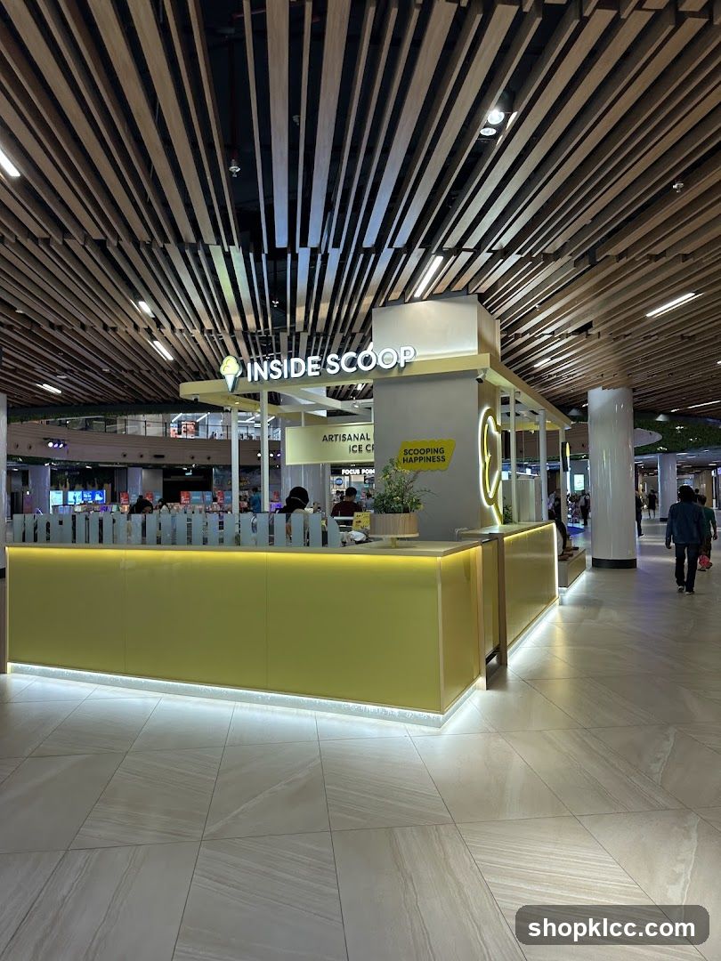 Inside Scoop Kiosk