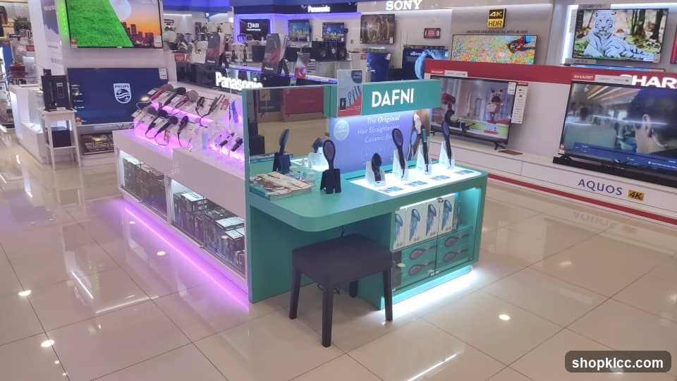 Electronics Store Interior Display