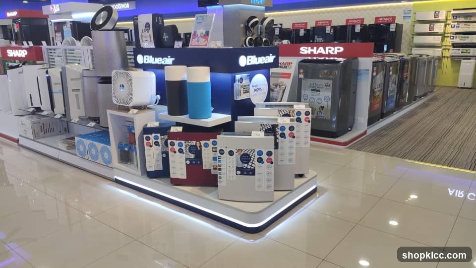 Electronics Store Interior Display