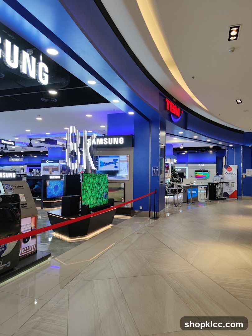 Electronics Store Interior