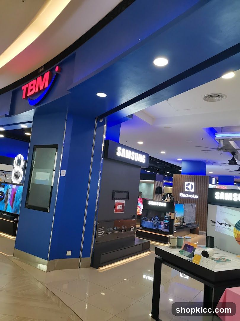 Electronics Store Interior