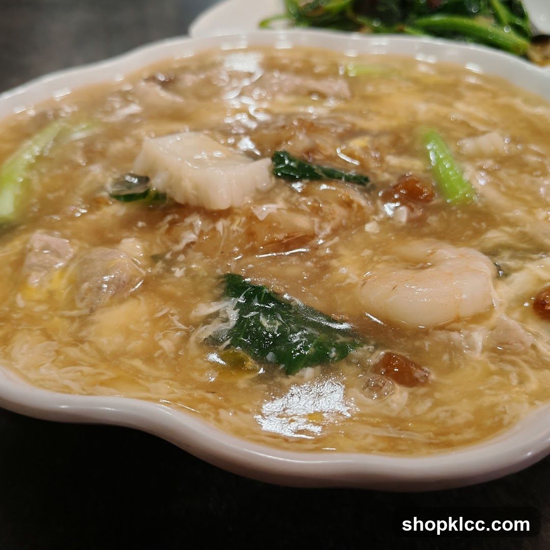 Shrimp and Egg Drop Soup with Tofu
