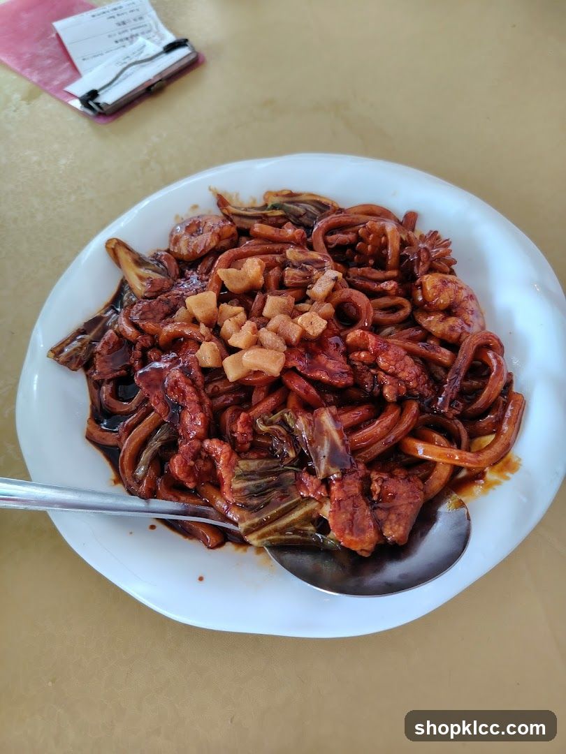 Stir-fried Noodles with Tofu and Meat