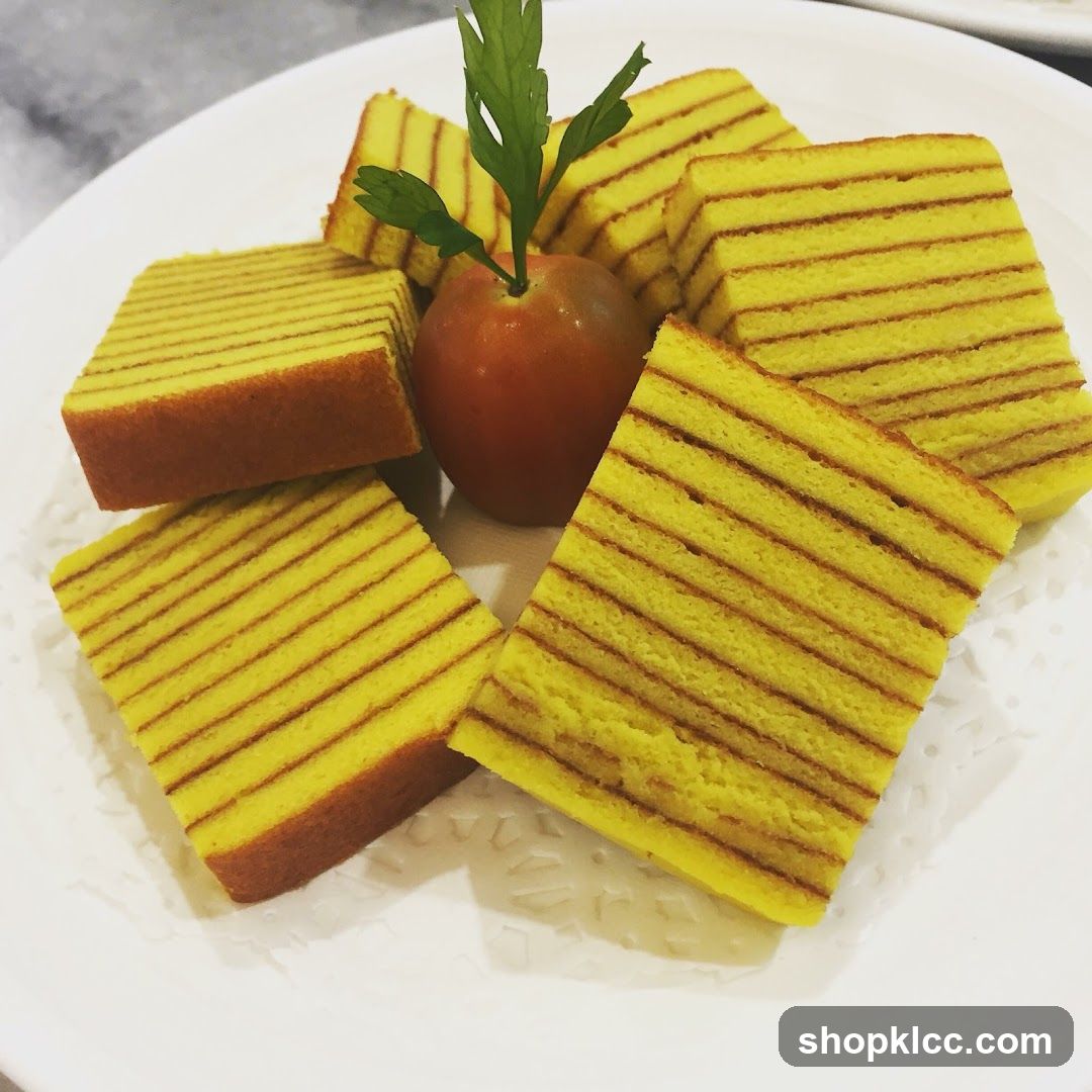 Layered Yellow Cake Slices