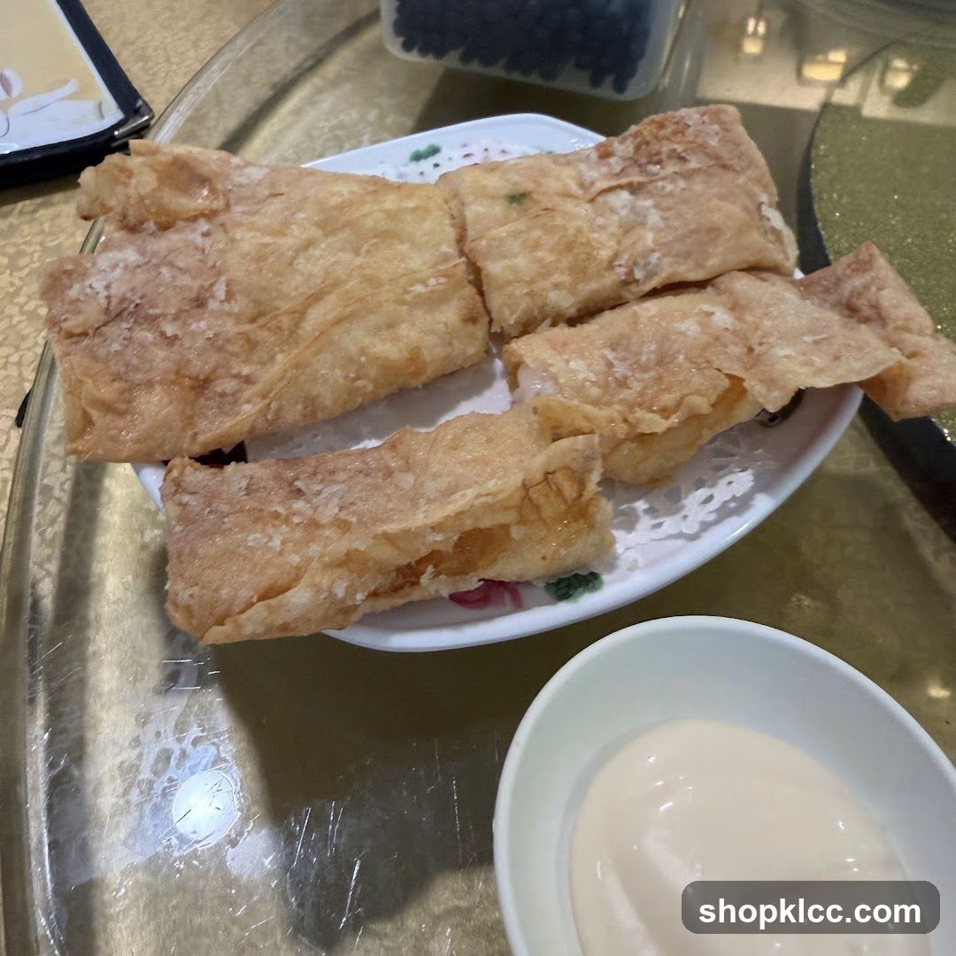 Fried Dough Snacks with Dip