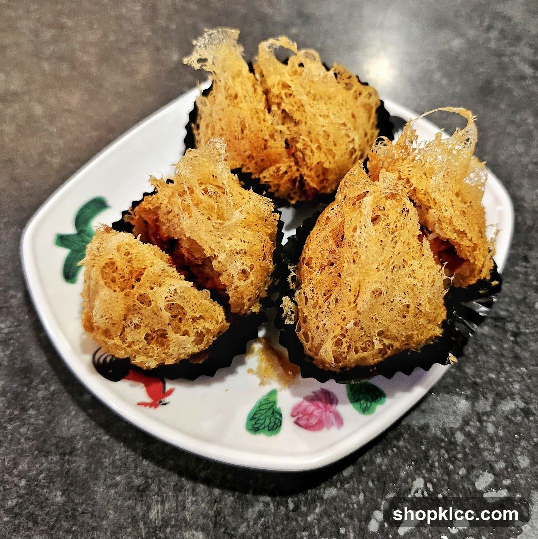 Fried Delicacies on a Decorative Plate