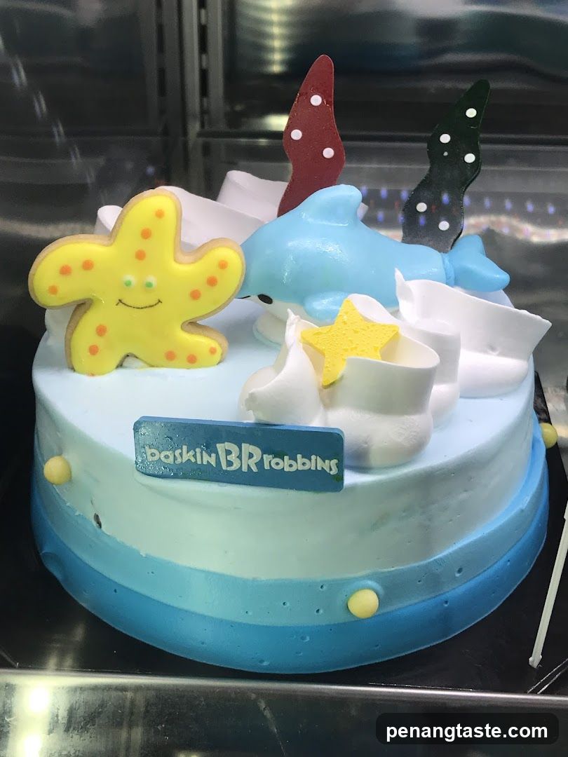 Baskin Robbins Ocean Themed Cake