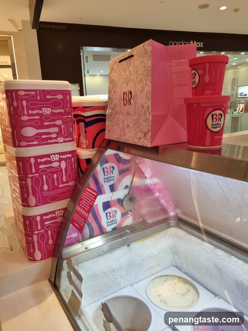 Baskin Robbins Ice Cream Display