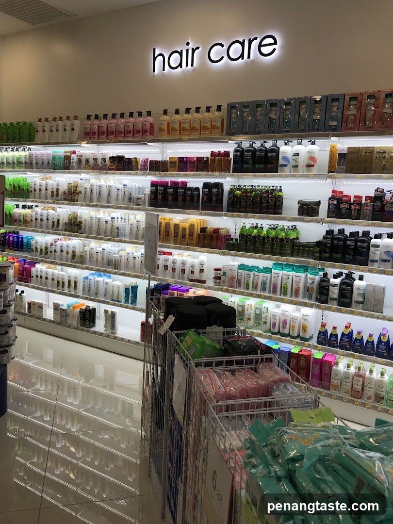 Hair Care Products Display