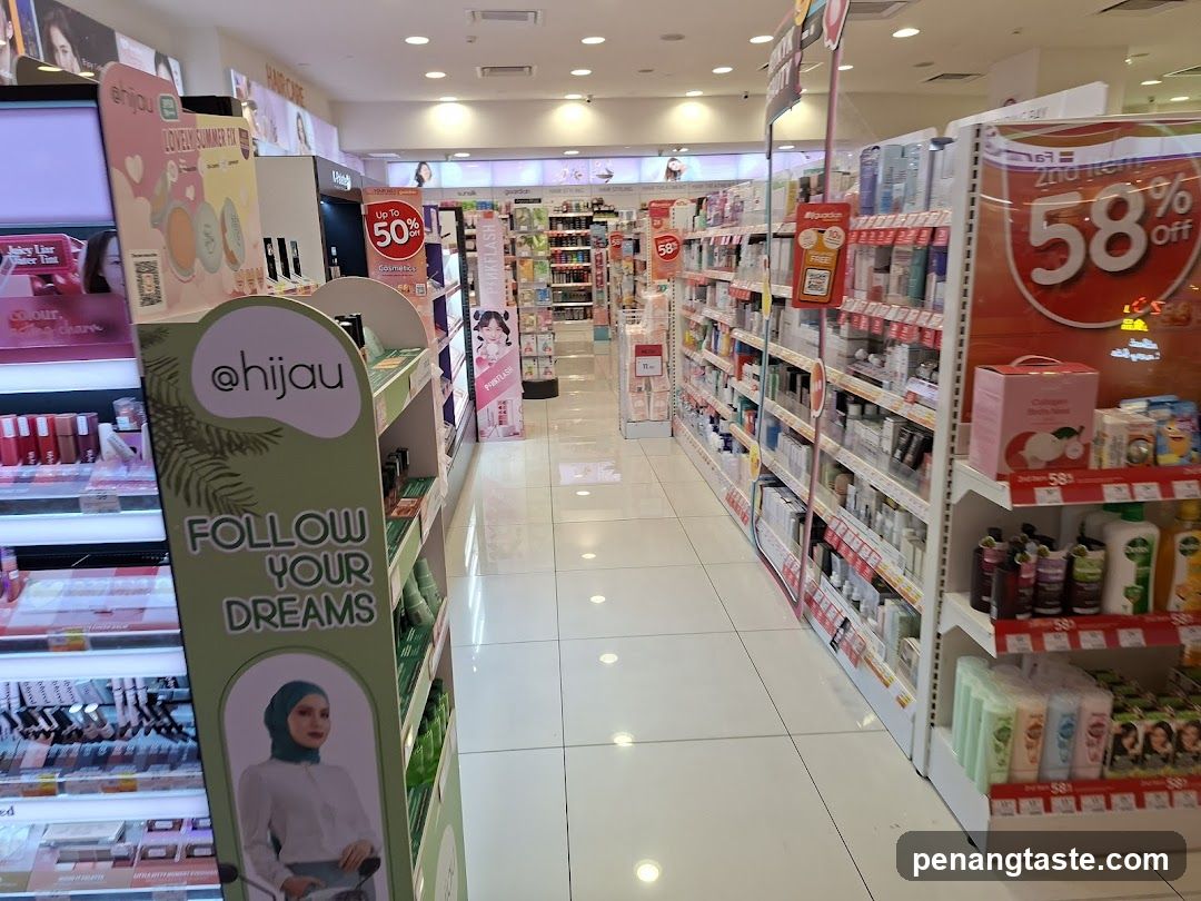 Cosmetics Store Aisles