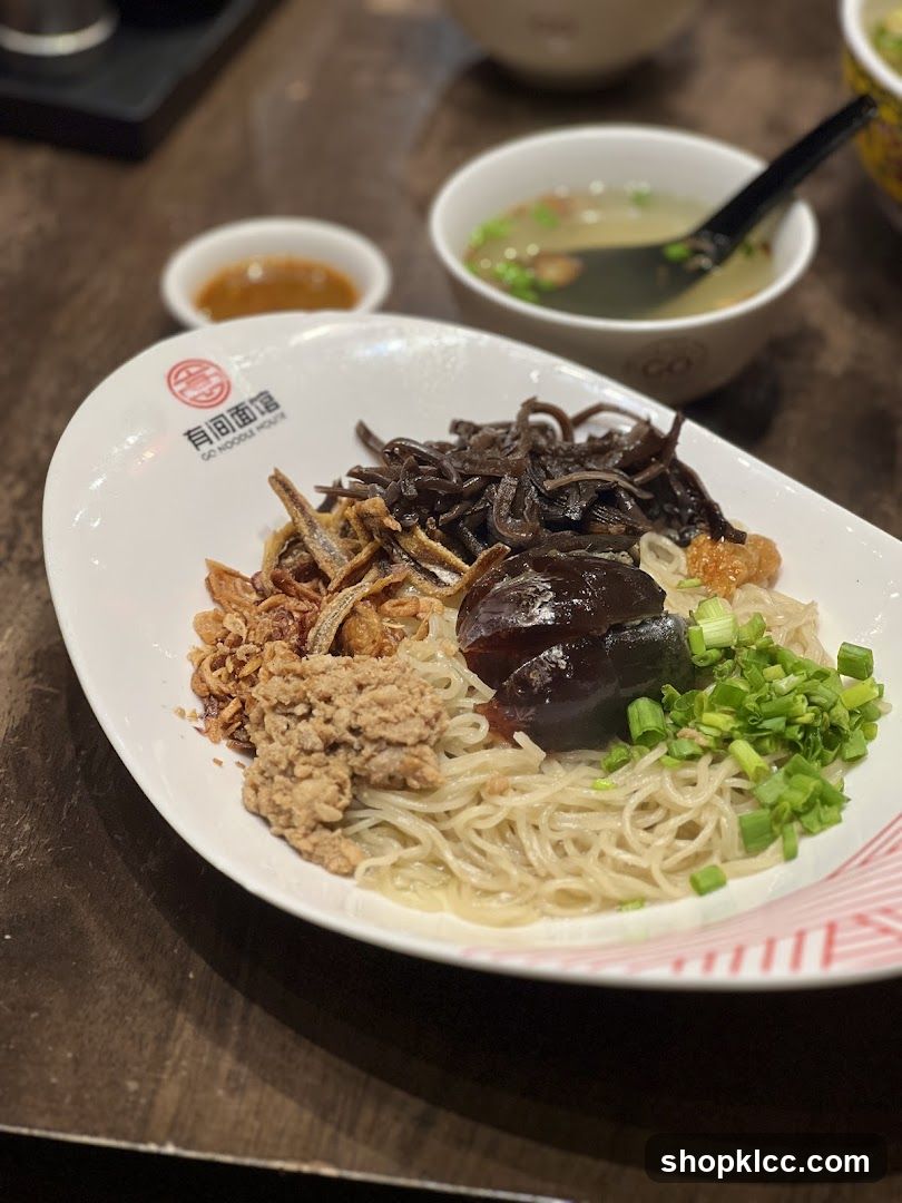 Noodle Dish with Toppings