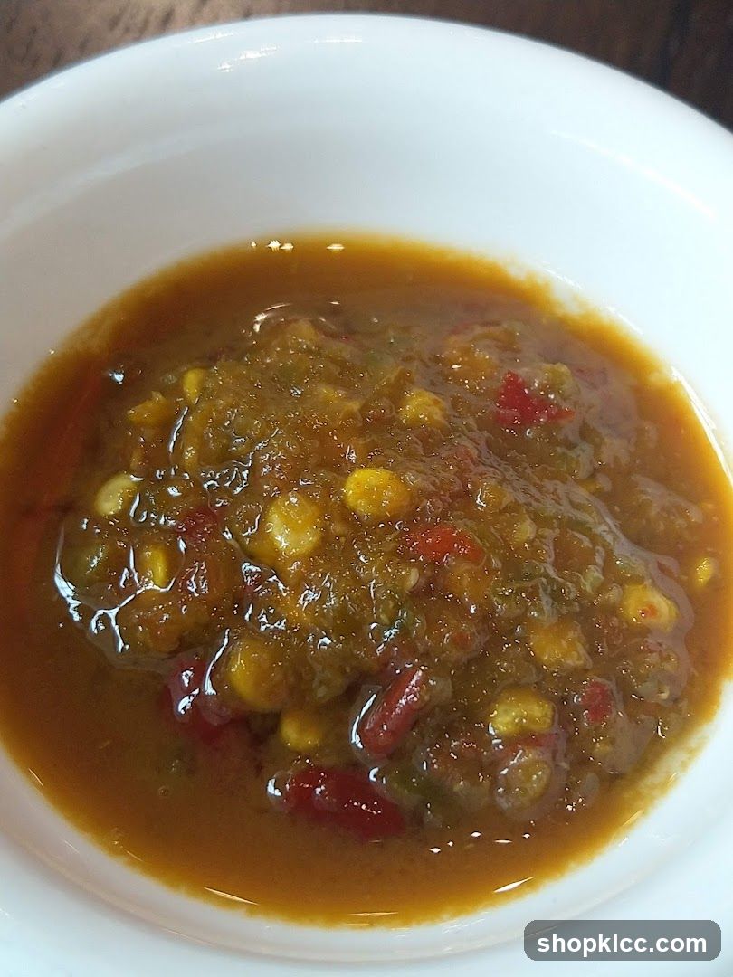 Corn and Bean Curry in Bowl