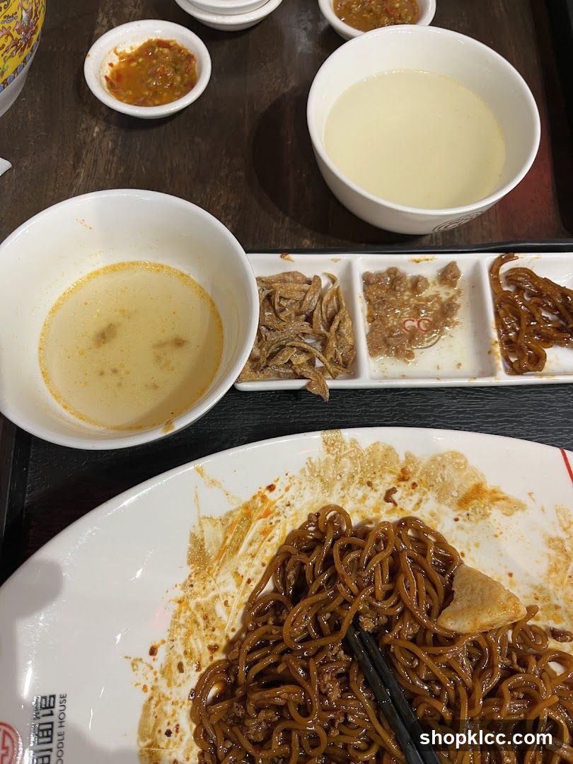 Noodle Meal with Side Dishes