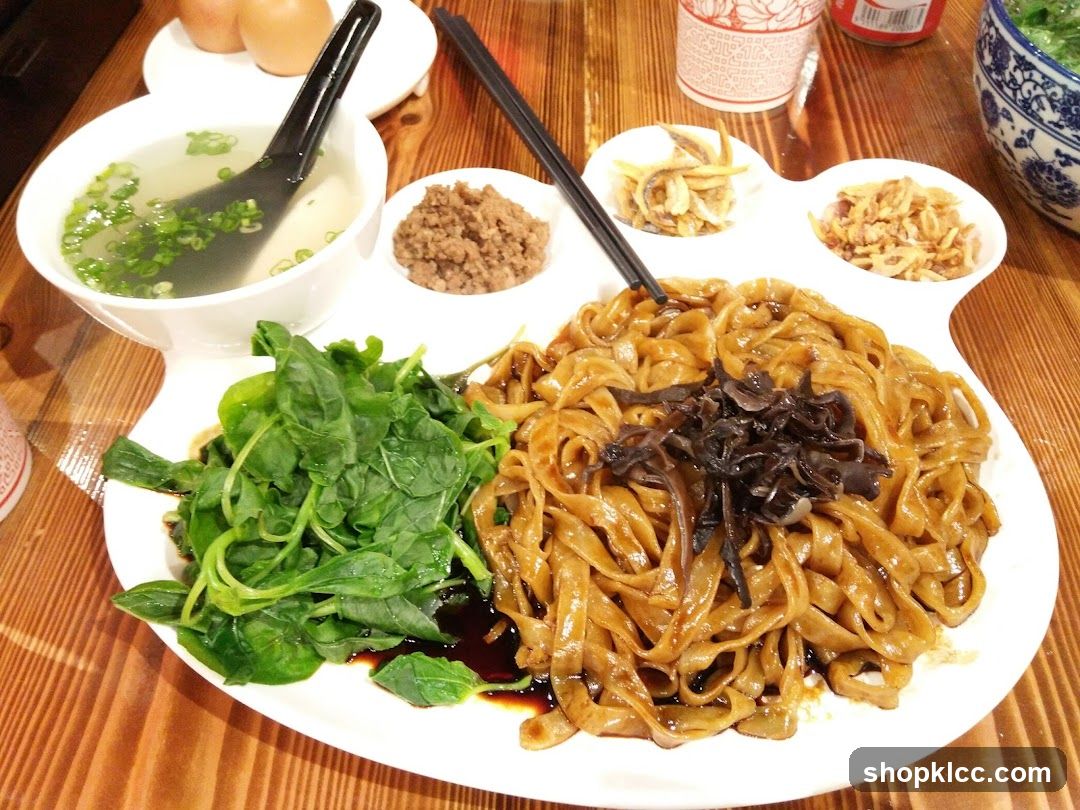 Noodle Meal with Side Dishes