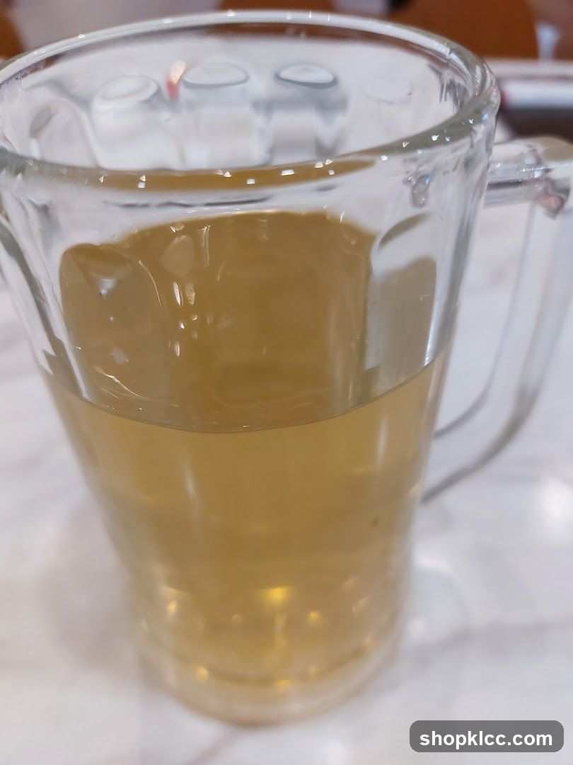 Glass Mug with Light Brown Liquid