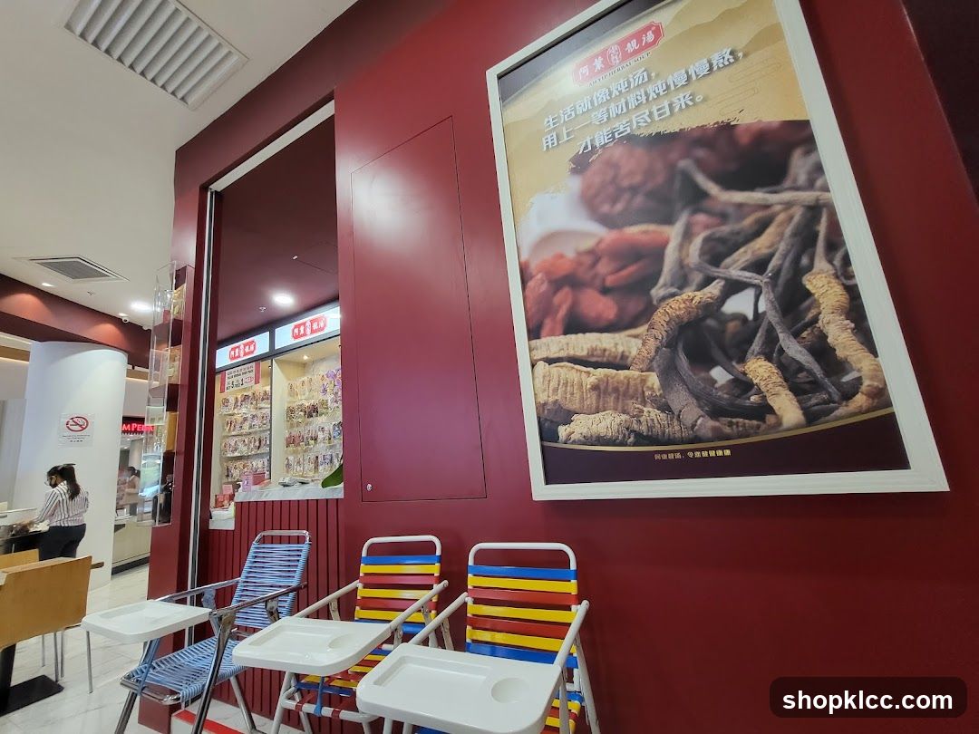 Poster and Chairs in a Store Interior