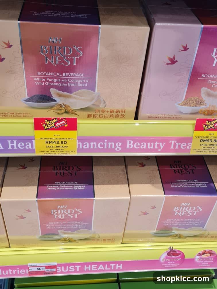 NH Bird's Nest Botanical Beverage Display