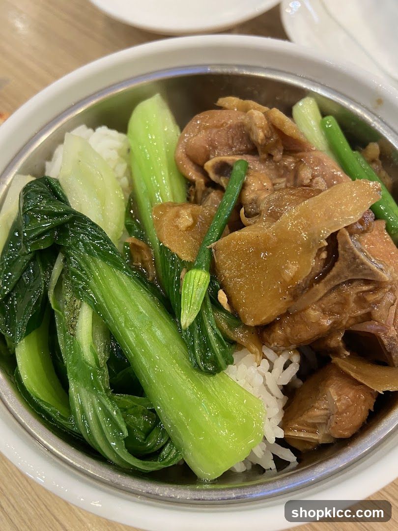Chicken Rice Bowl with Bok Choy