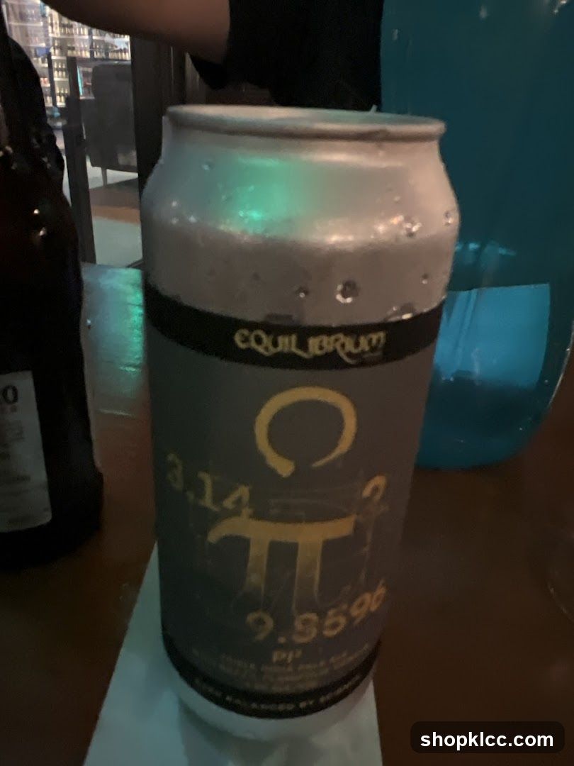 Beer Can with Pi Design