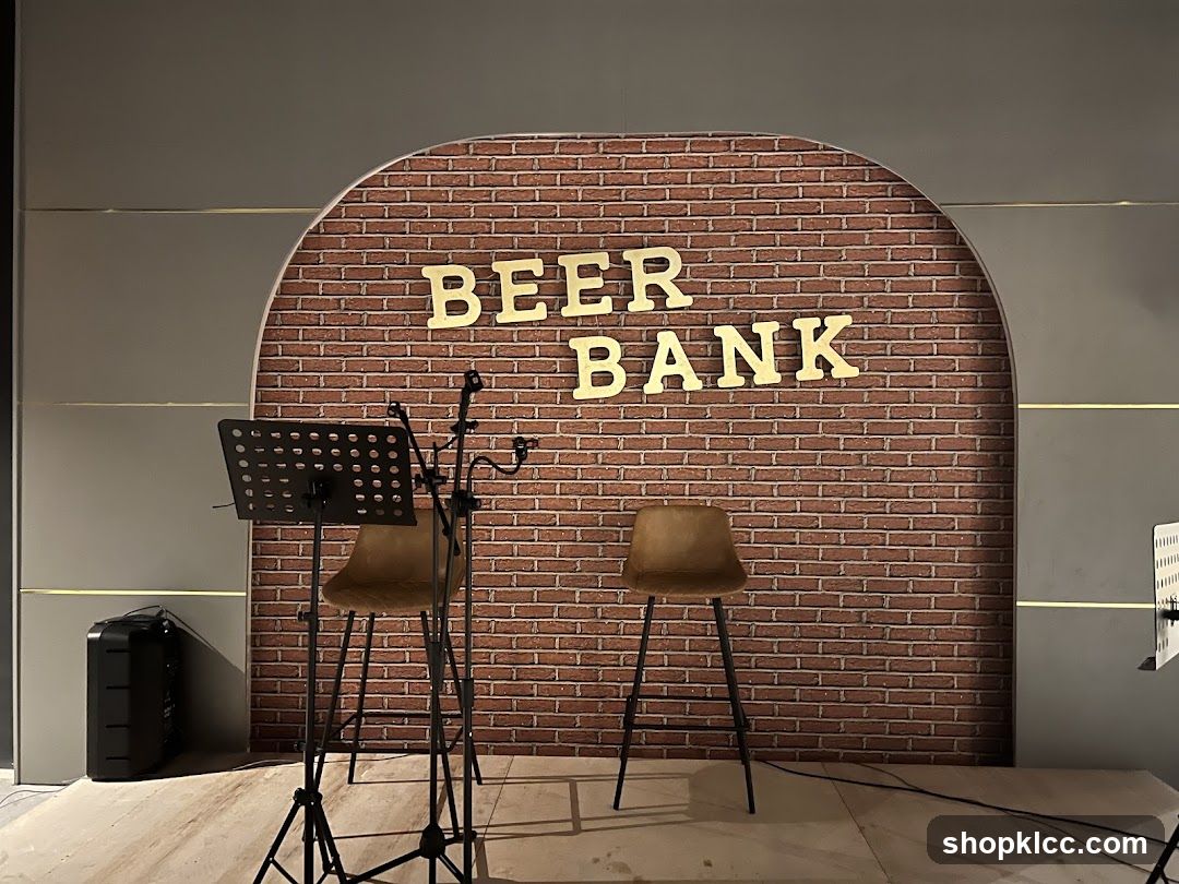 Beer Bank Interior Setup