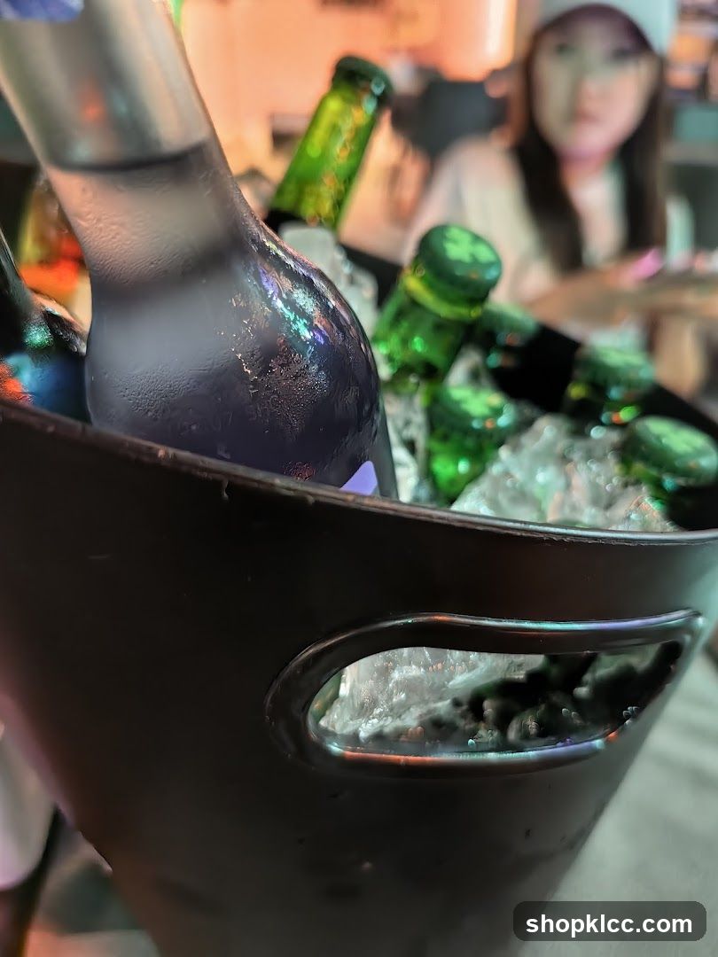 Bottles in Ice Bucket