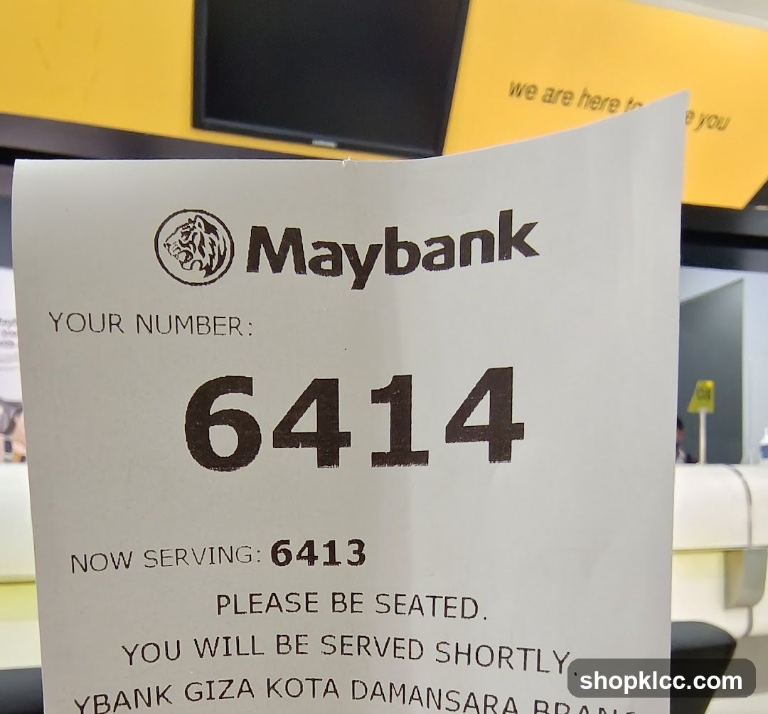 Maybank Queue Number