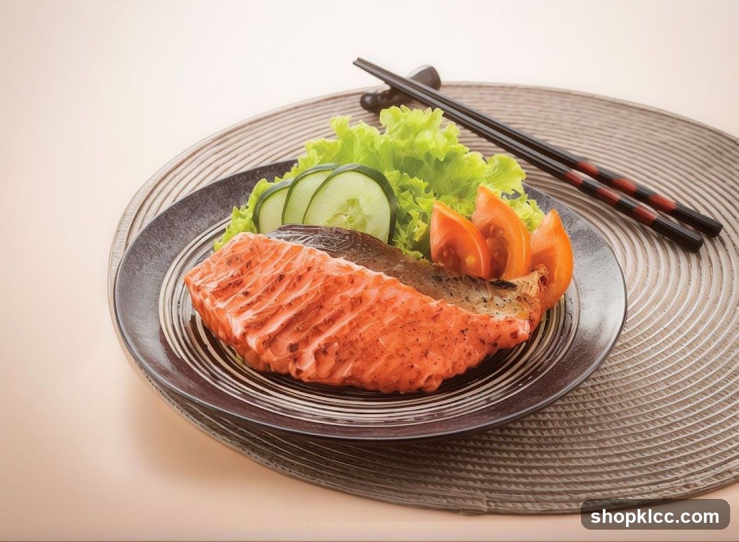 Grilled Salmon with Salad