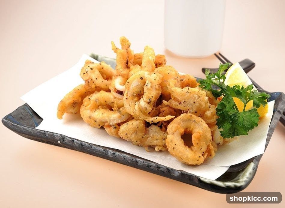 Fried Shrimp with Lemon and Parsley