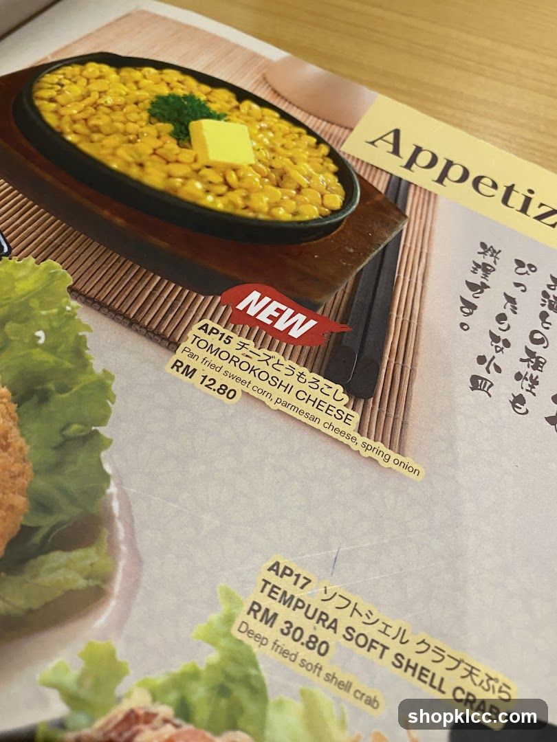 Food Menu Page