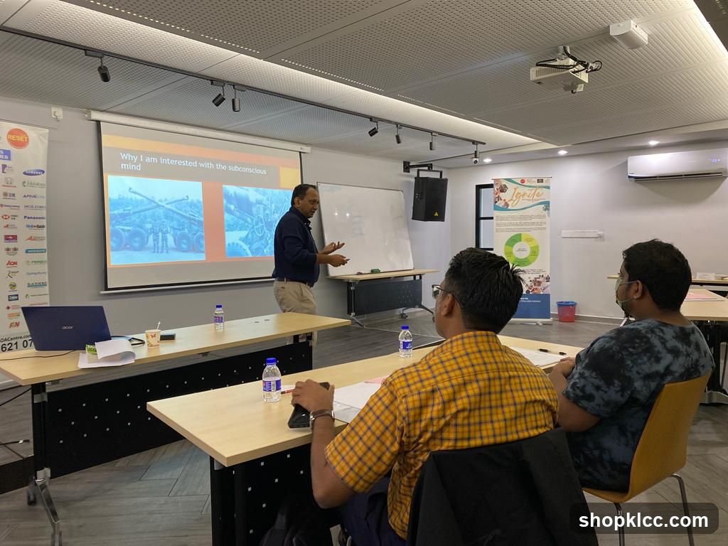 Presentation in a classroom setting
