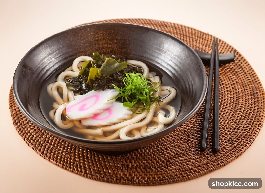 Udon Noodle Bowl with Tofu and Greens