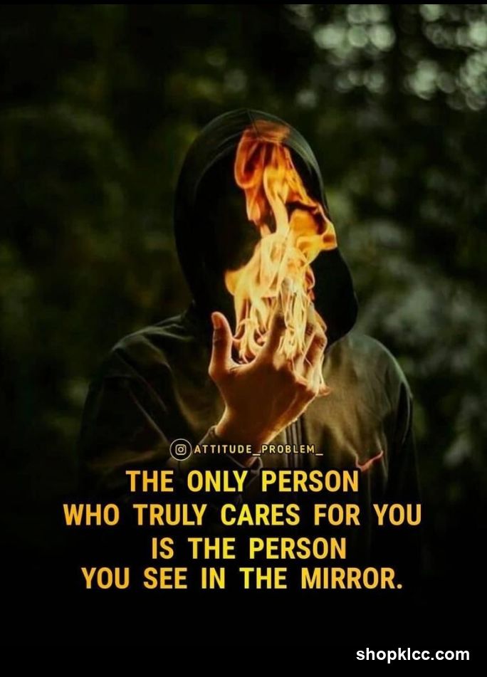 Attitude Problem - Mirror Quote
