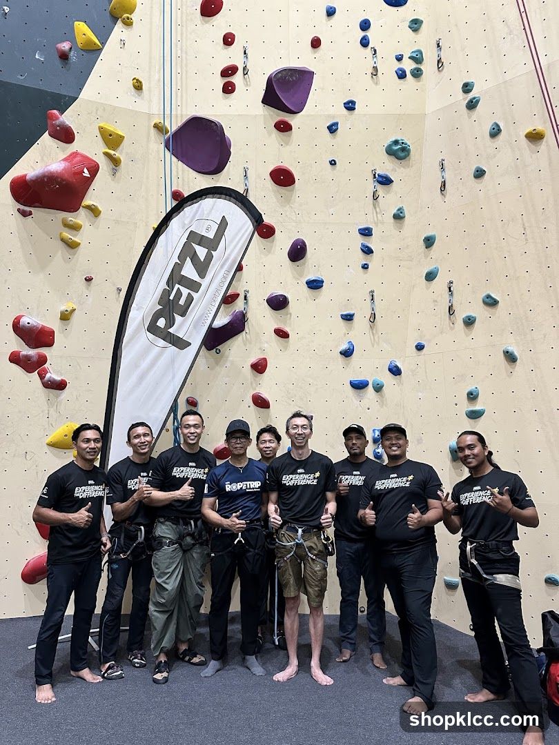 Indoor Climbing Group Photo