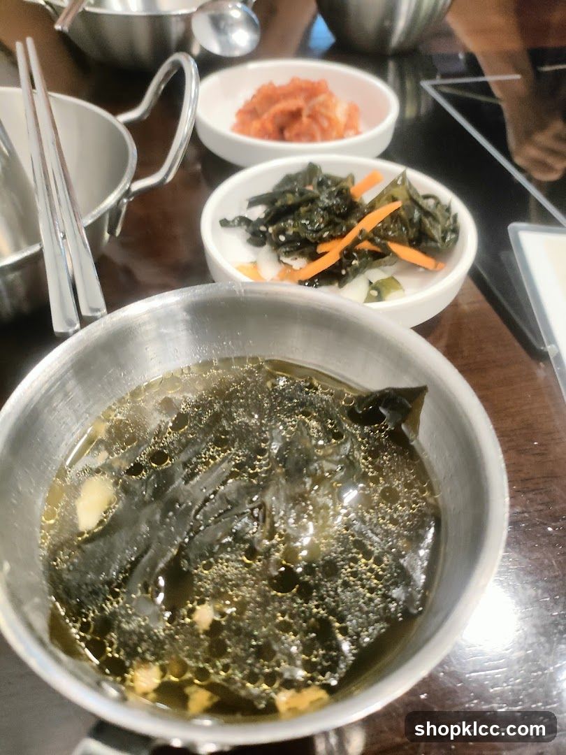Korean Side Dishes and Soup