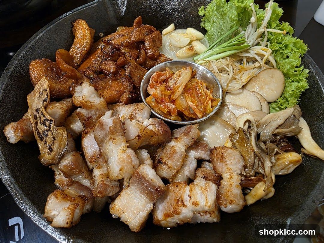 Grilled Pork and Vegetable Platter