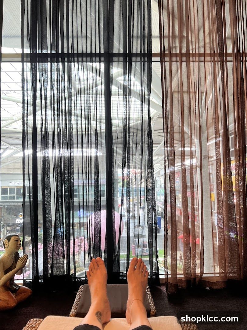 Relaxing Feet by Window